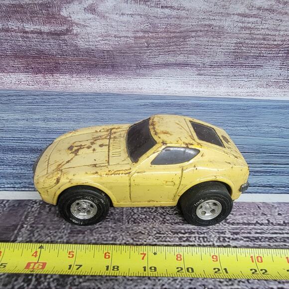 Vintage Tonka Orange Metal DATSUN 280Z FairladyZ ~ yellow - Picture 1 of 8